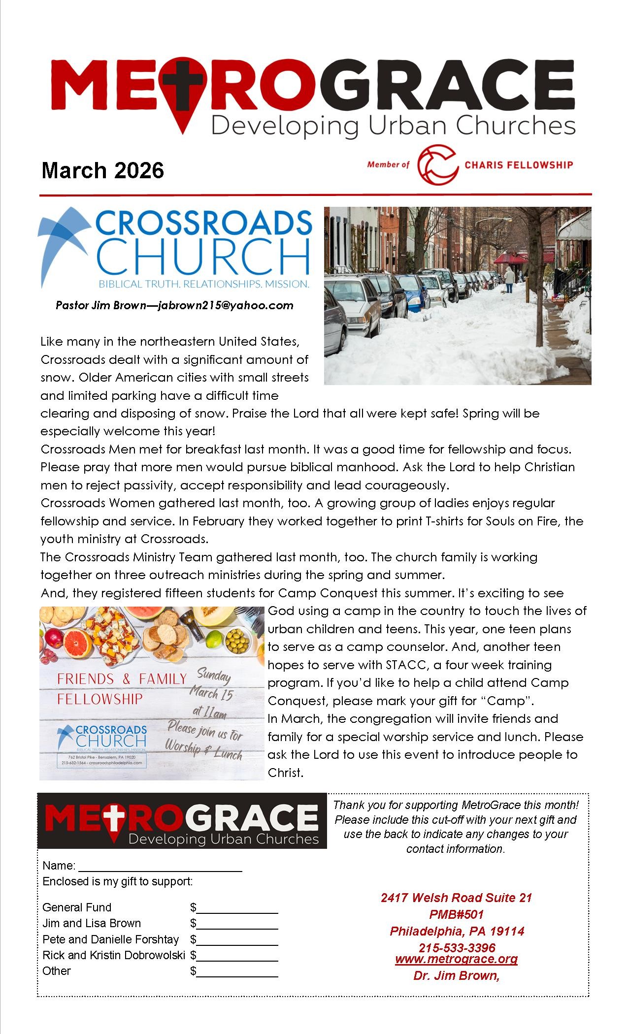 March 2026 Newsletter